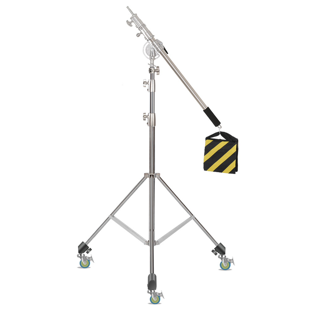 Photography Lighting System - SH 2.8M Stainless Steel Light Stand