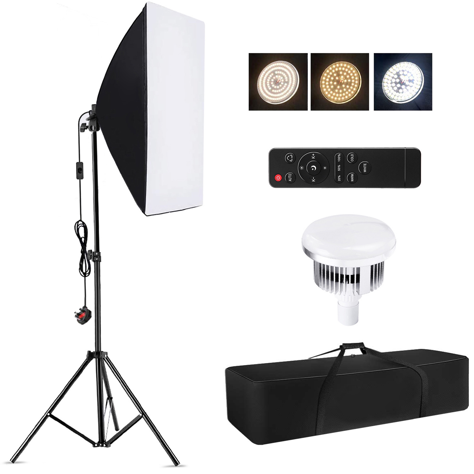 Photography Lighting Softbox - Camnoon Studio Photography Light kit Softbox
