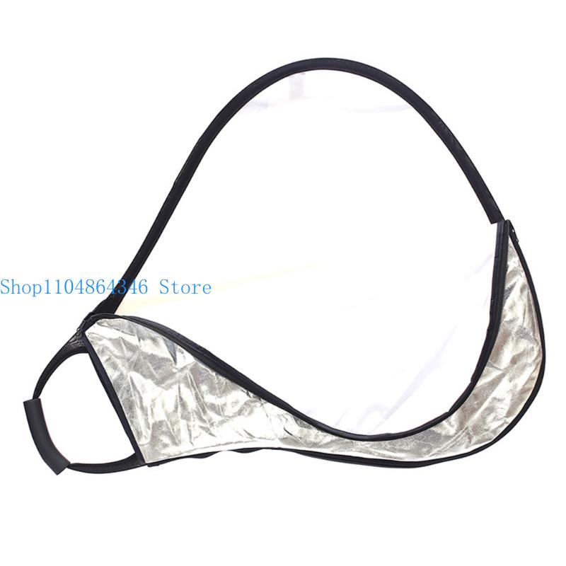 Photography Lighting Triangle - 652F Triangle Reflector with Handle for