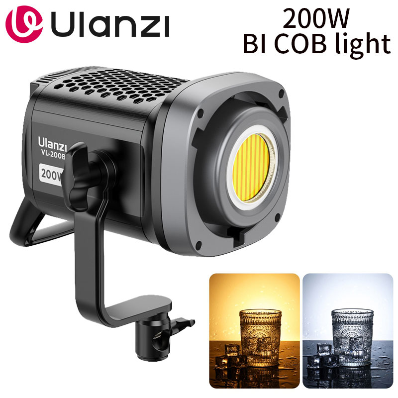 Photography Lighting System - Ulanzi VL-200Bi 200W Bi-Color COB Video