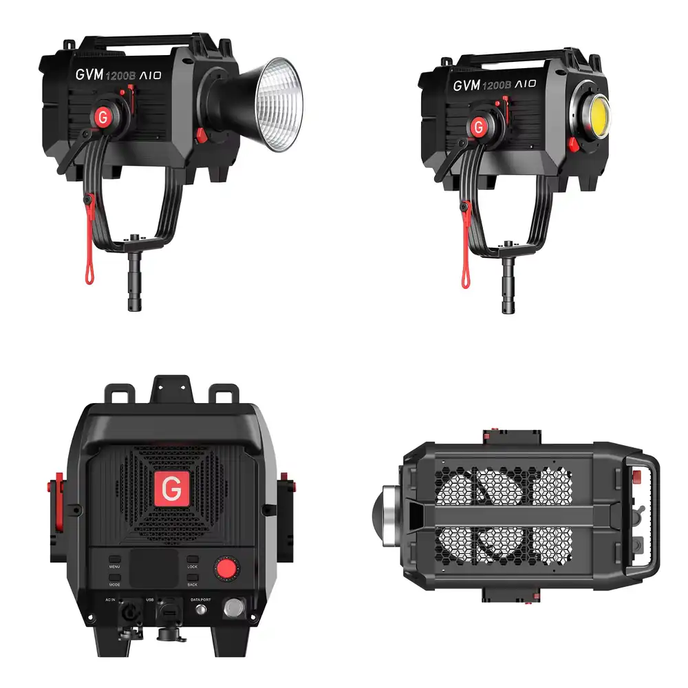 Photography Of Lighting - GVM SD1200B AIO 1200W Photography COB
