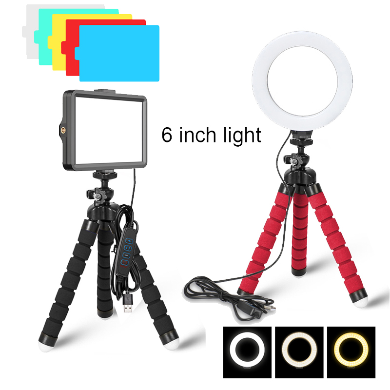 Photography Lighting Youtube - 16CM Dimmable Ring Light Led Selfie