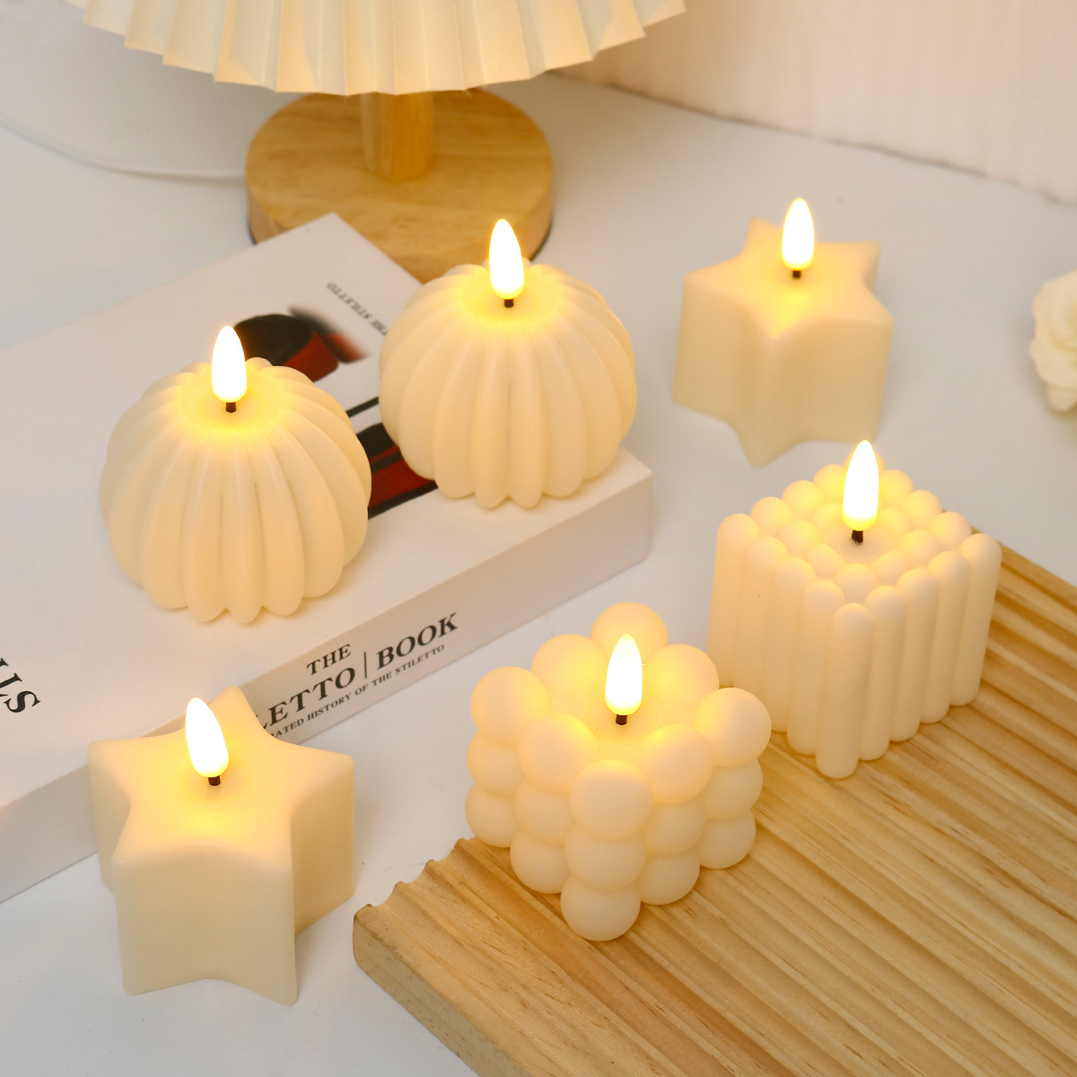 Led Candle  Cube for Wedding,  - Photography Of Lighting recension och pris