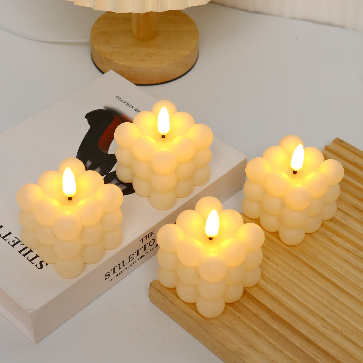 Led Candle  Cube for Wedding,  - Photography Of Lighting recension och pris