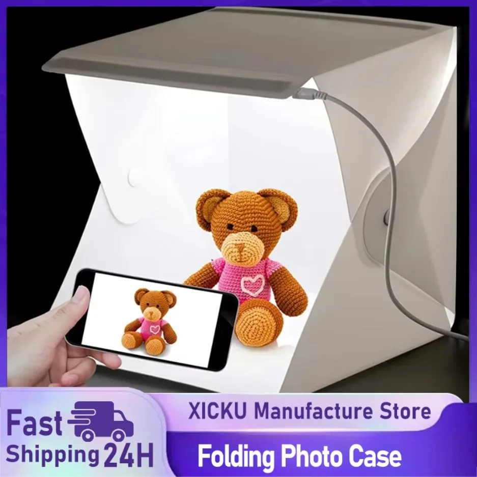 New Mini Folding Photo Booth S - Softbox Portable Strip recension och pris