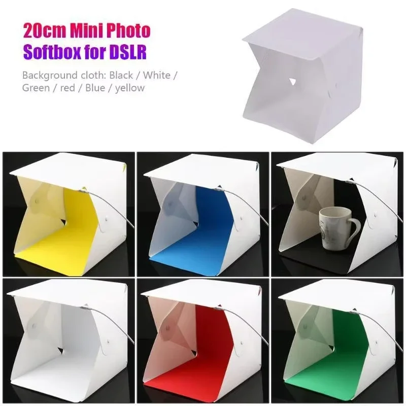 New Mini Folding Photo Booth S - Softbox Portable Strip recension och pris