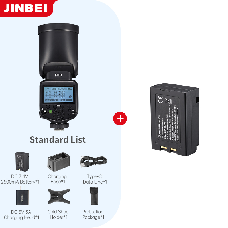 JINBEI HD-1Round-head HSS Spee - Photography Of Lighting recension och pris