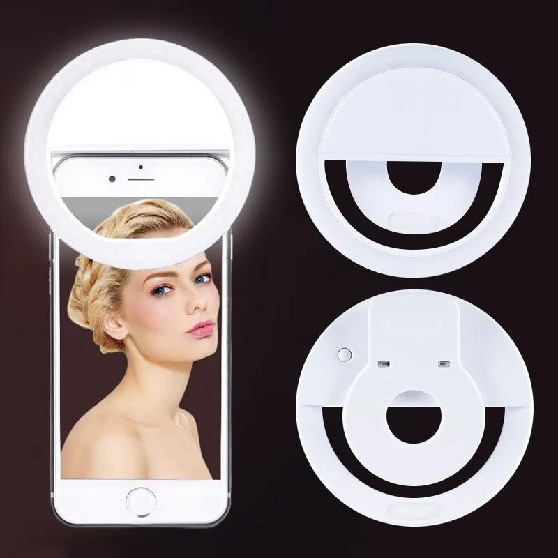 USB Rechargeable LED Selfie Ri - Photography Lighting Background recension och pris