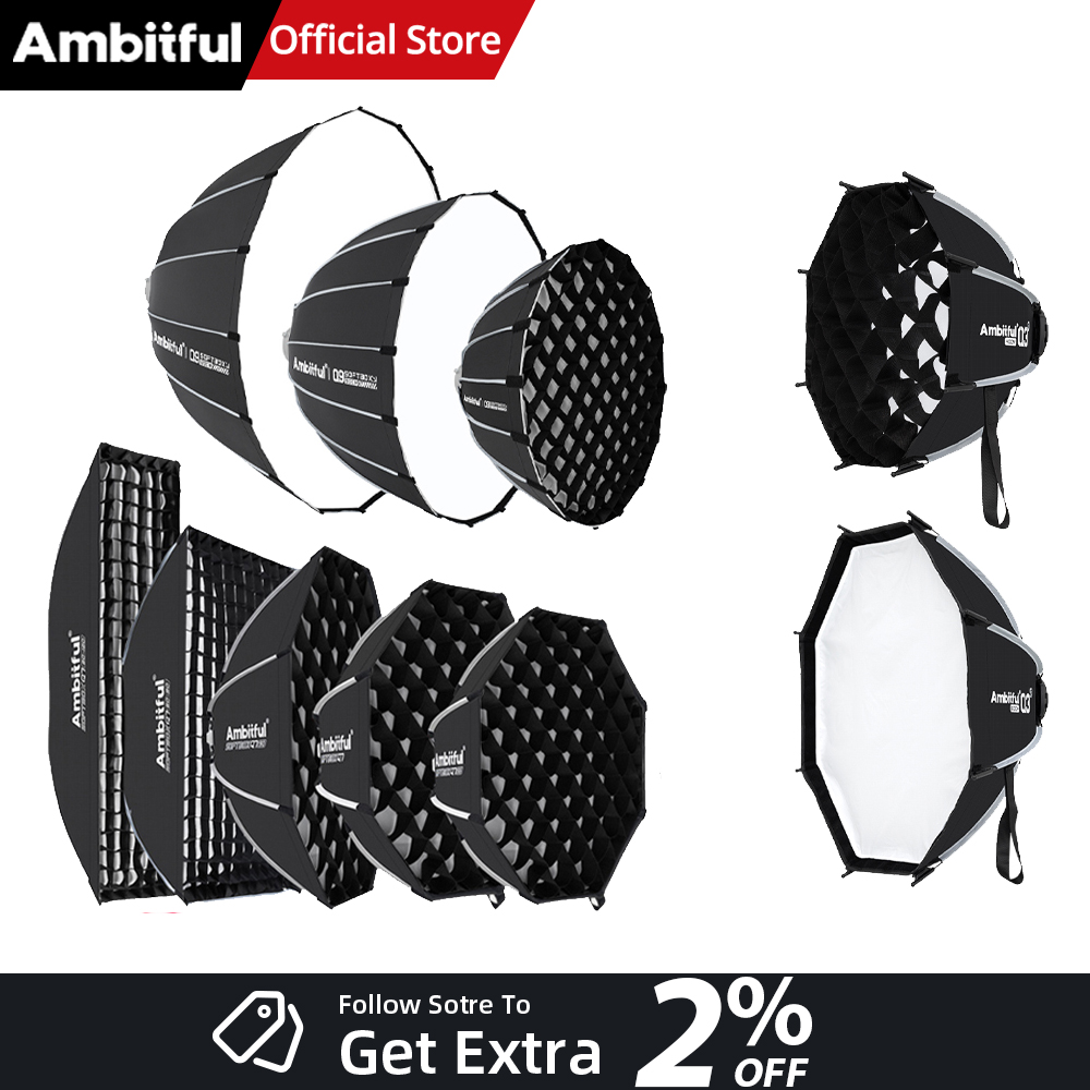 AMBITFUL Q3/Q7/Q9 Series Quick - Photography Lighting Softbox recension och pris