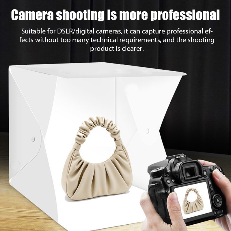 Folding Photo Studio Booth Sof - Softbox Portable Strip recension och pris