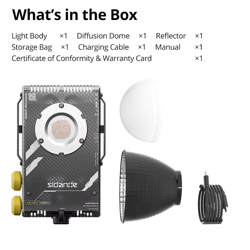Brand For Sidande Q100C Q100Li - Photography Of Lighting recension och pris