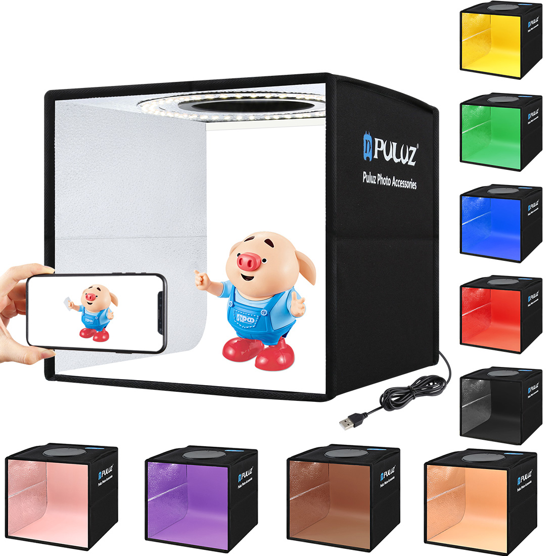Portable Desktop Foldable Mini - Photography Lighting And Backdrop recension och pris