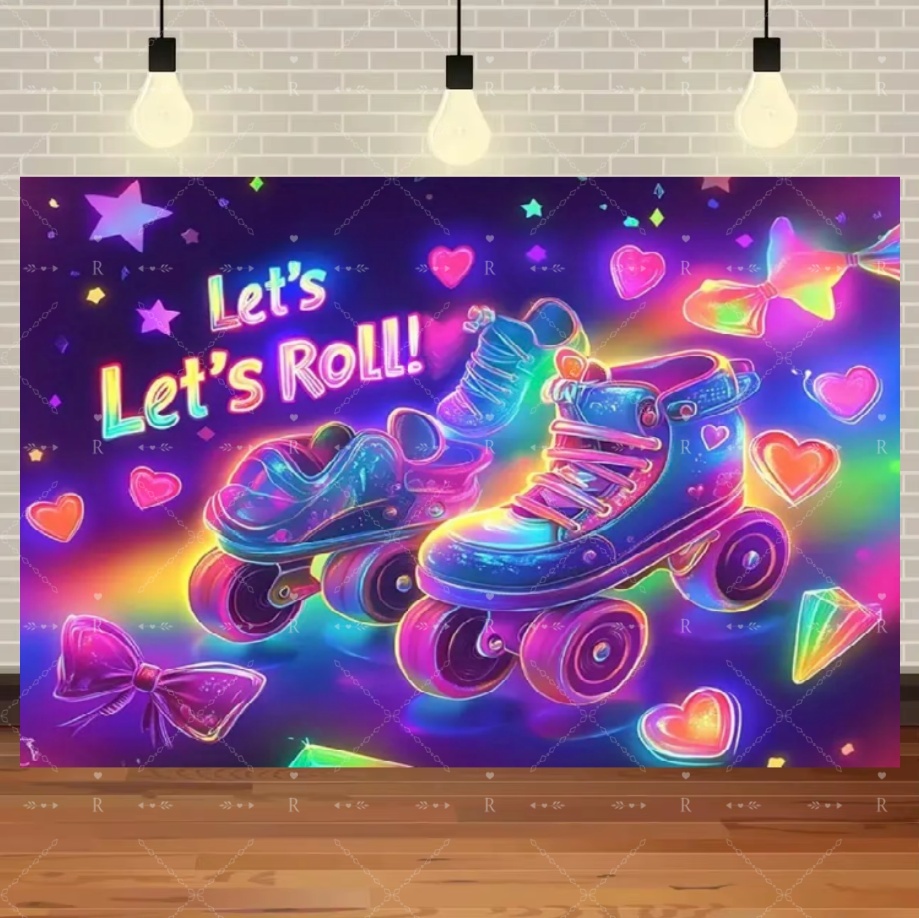 Roller Skating Shoes Theme Bir - Photography Lighting Background recension och pris