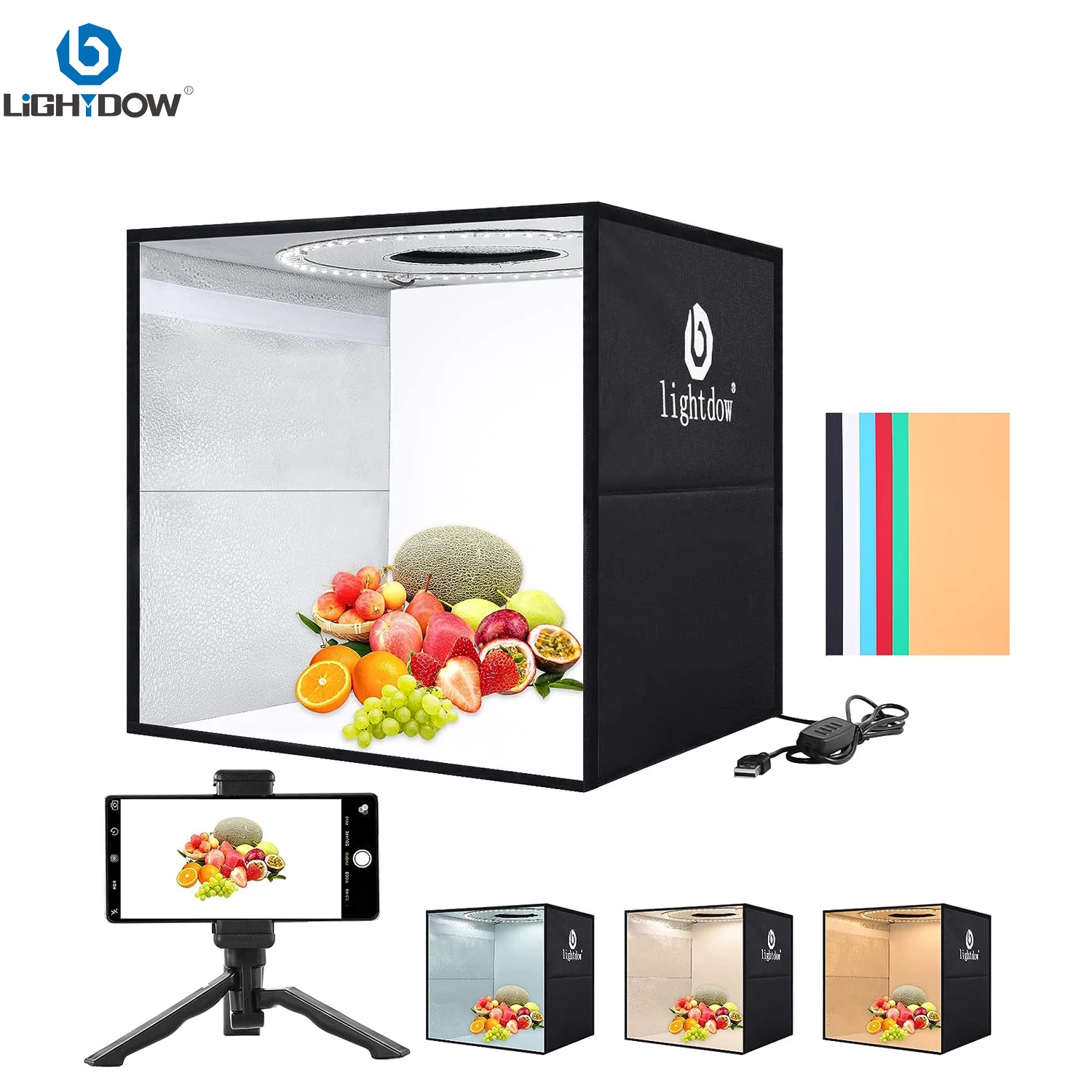 Lightdow Photo Studio Light Bo - Photography Lighting Background recension och pris