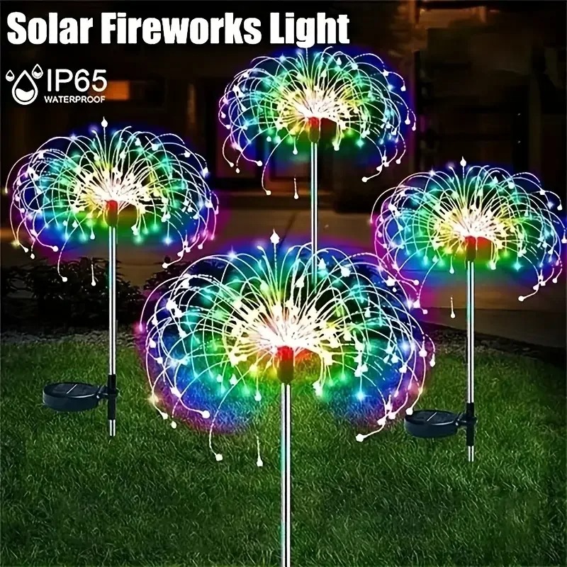 1 Pack Solar Firework Lawn Lig - Flower Photography Led Lighting Pack recension och pris