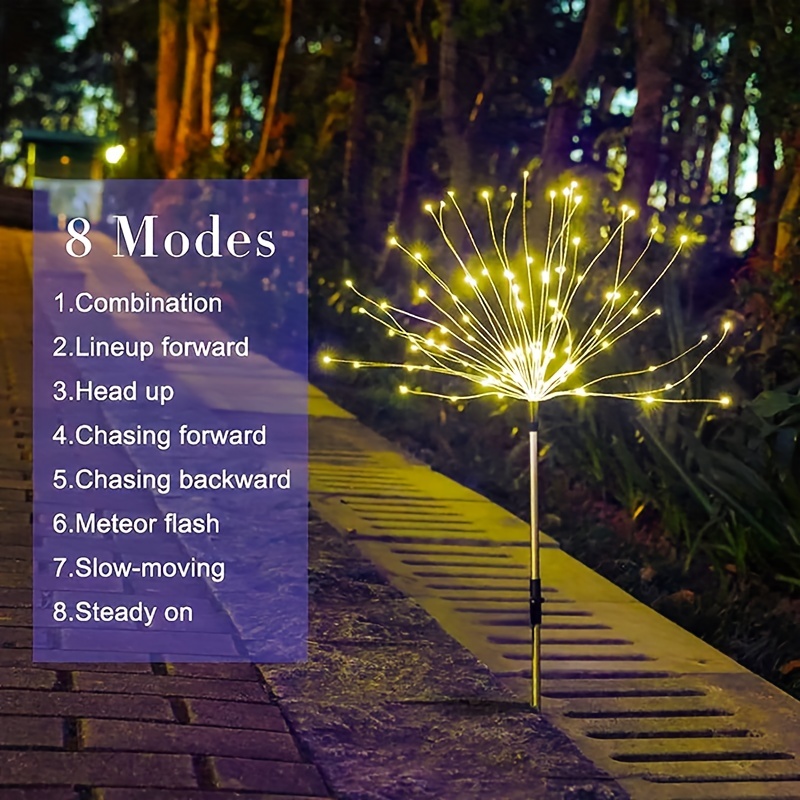 1 Pack Solar Firework Lawn Lig - Flower Photography Led Lighting Pack recension och pris