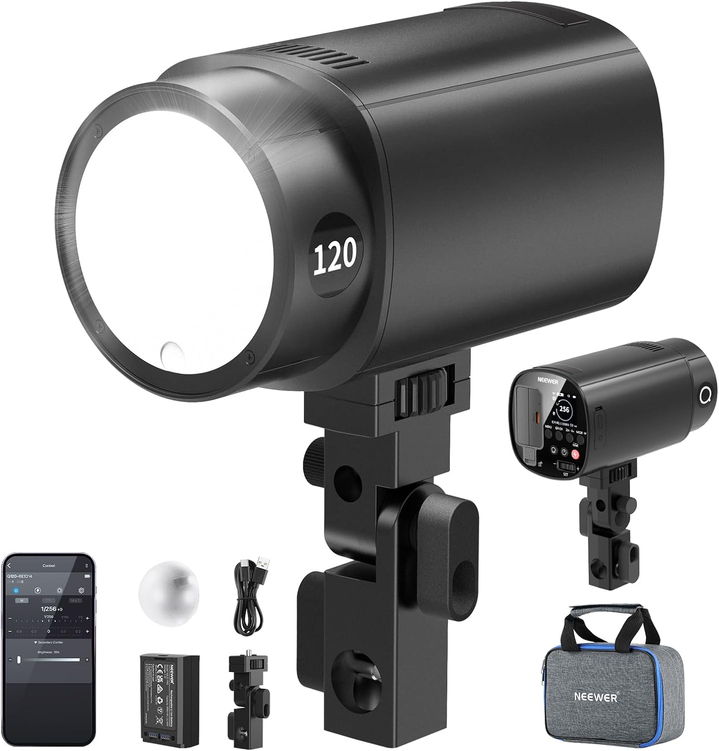 NEEWER Q120 120Ws 2.4G TTL Out - Portable Strobe Monolight recension och pris