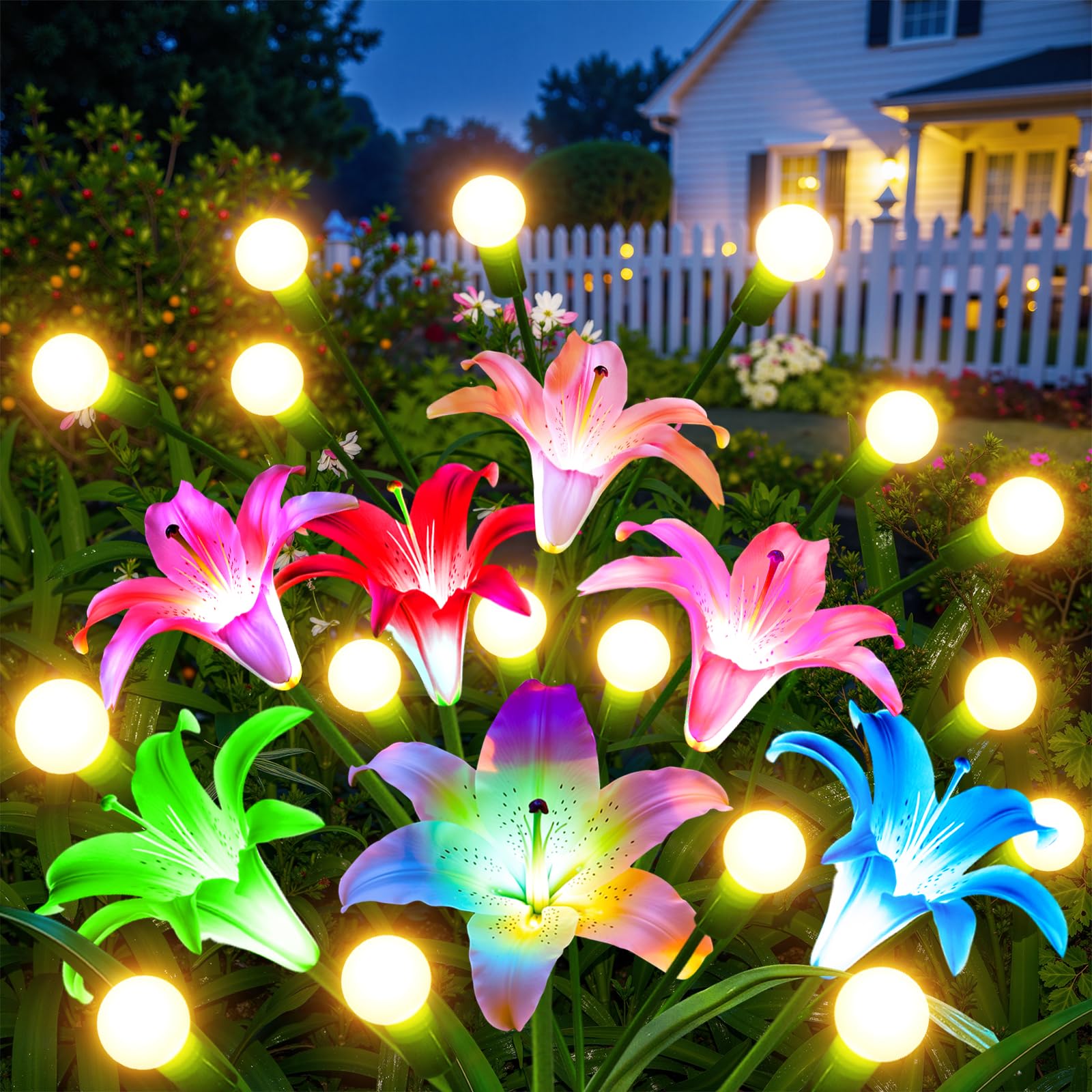 2/4 Pack Upgraded Solar Lights - Flower Photography Led Lighting Pack recension och pris
