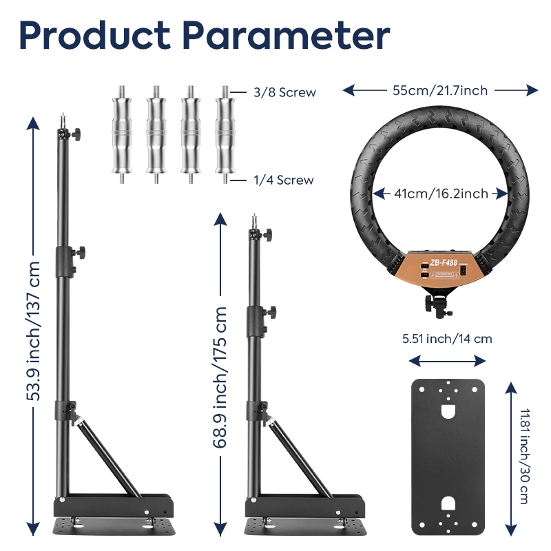 22in Ring Light Wall Mount,137 - Photography Lighting Triangle recension och pris