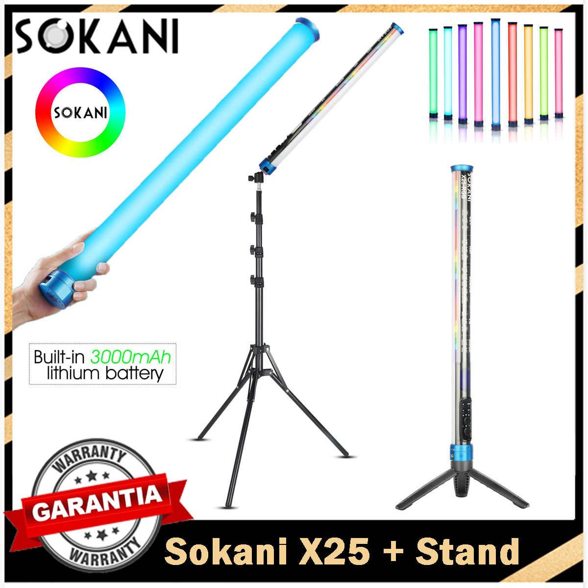 Sokani X25 RGB LED Video Light - Photography Lighting Youtube recension och pris