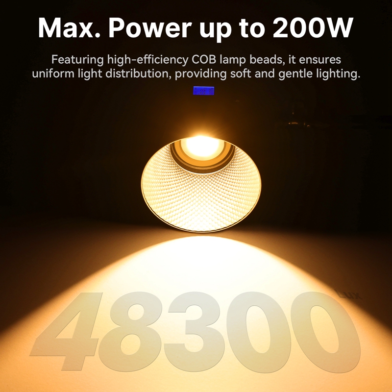 Ulanzi VL-200Bi 200W Bi-Color  - Photography Lighting System recension och pris