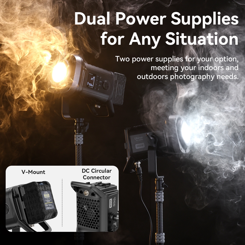 Ulanzi VL-200Bi 200W Bi-Color  - Photography Lighting System recension och pris