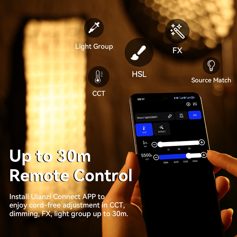 Ulanzi VL-200Bi 200W Bi-Color  - Photography Lighting System recension och pris
