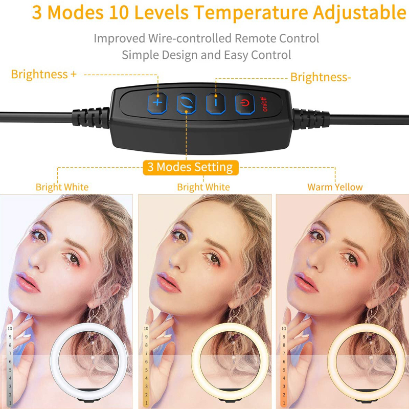 16/26/33cm LED Selfie Ring Lig - Photography Lighting System recension och pris
