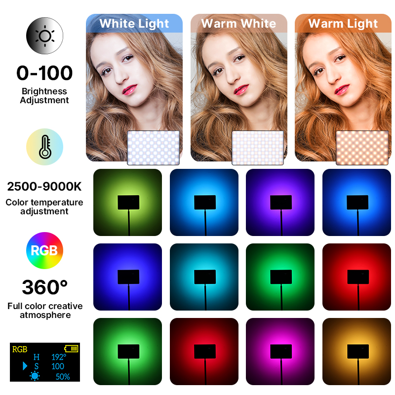 Ulanzi LT003 15W RGB Video Lig - Photography Lighting Styles recension och pris