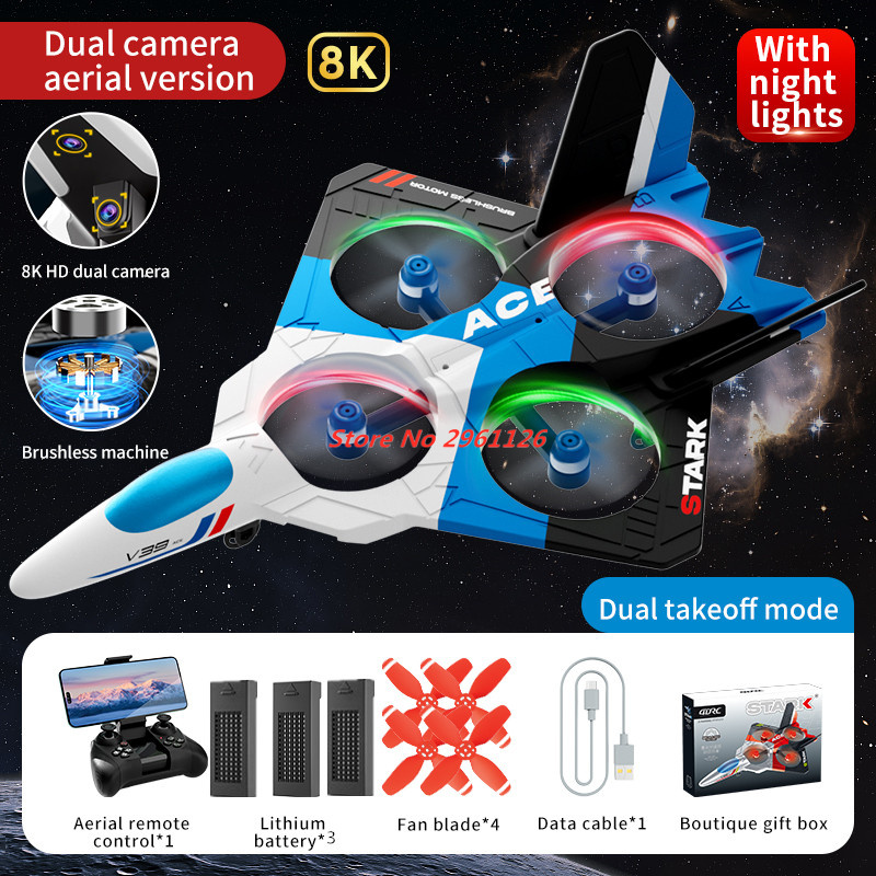 Mini Foam Drone 8K Dual Camera - Photography Lighting Beginners recension och pris
