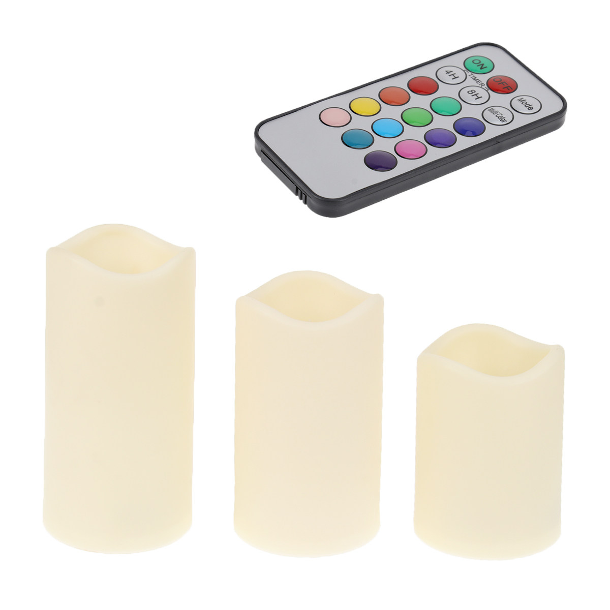 3Pcs LED Flameless Candles Fli - Photography Lighting For Indoor recension och pris