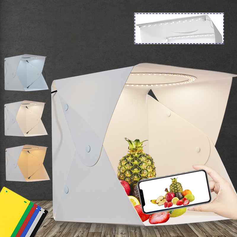 Mini Folding Photo Booth Softb - Softbox Portable Strip recension och pris